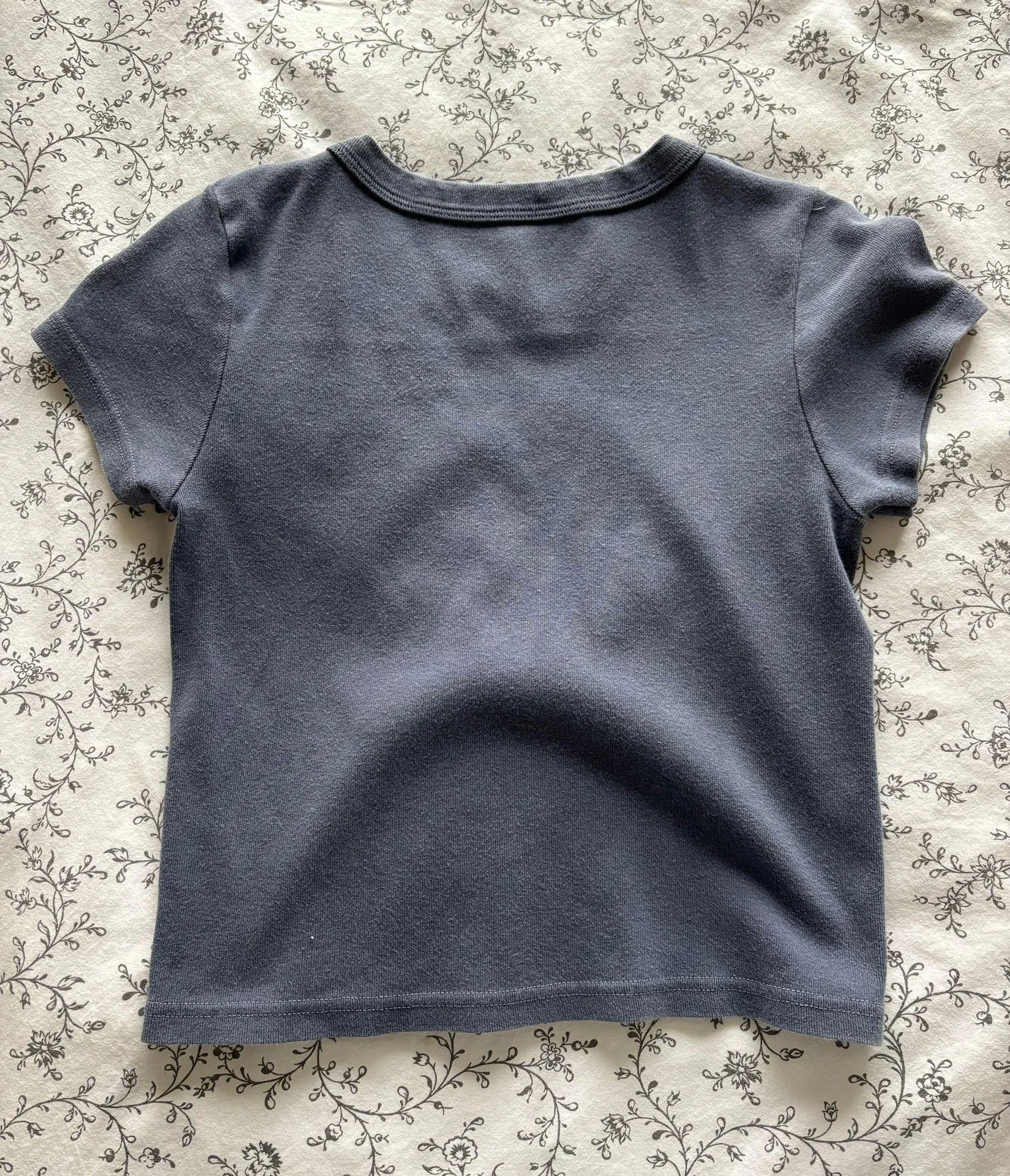 Brandy Melville navy saint george baby tee - Image 2