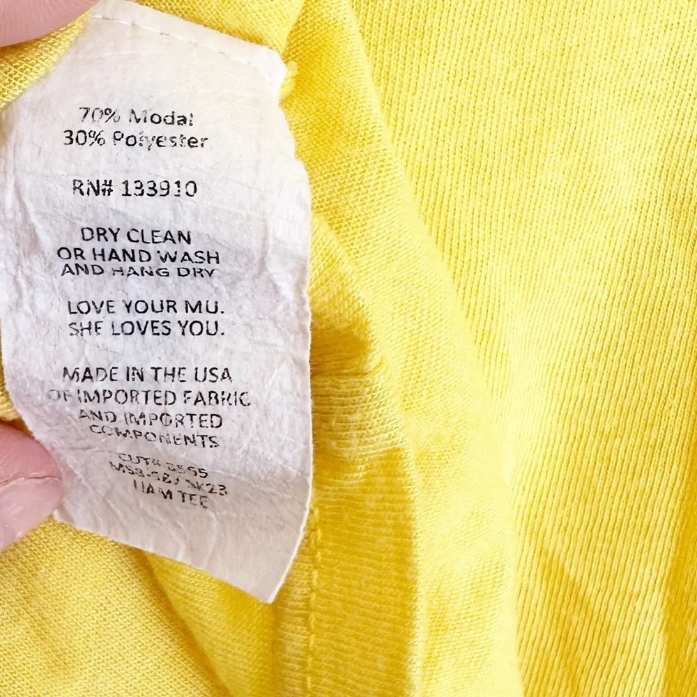 SHOW ME YOUR MUMU Liam Graphic Tee In Sunkissed XS - Image 4