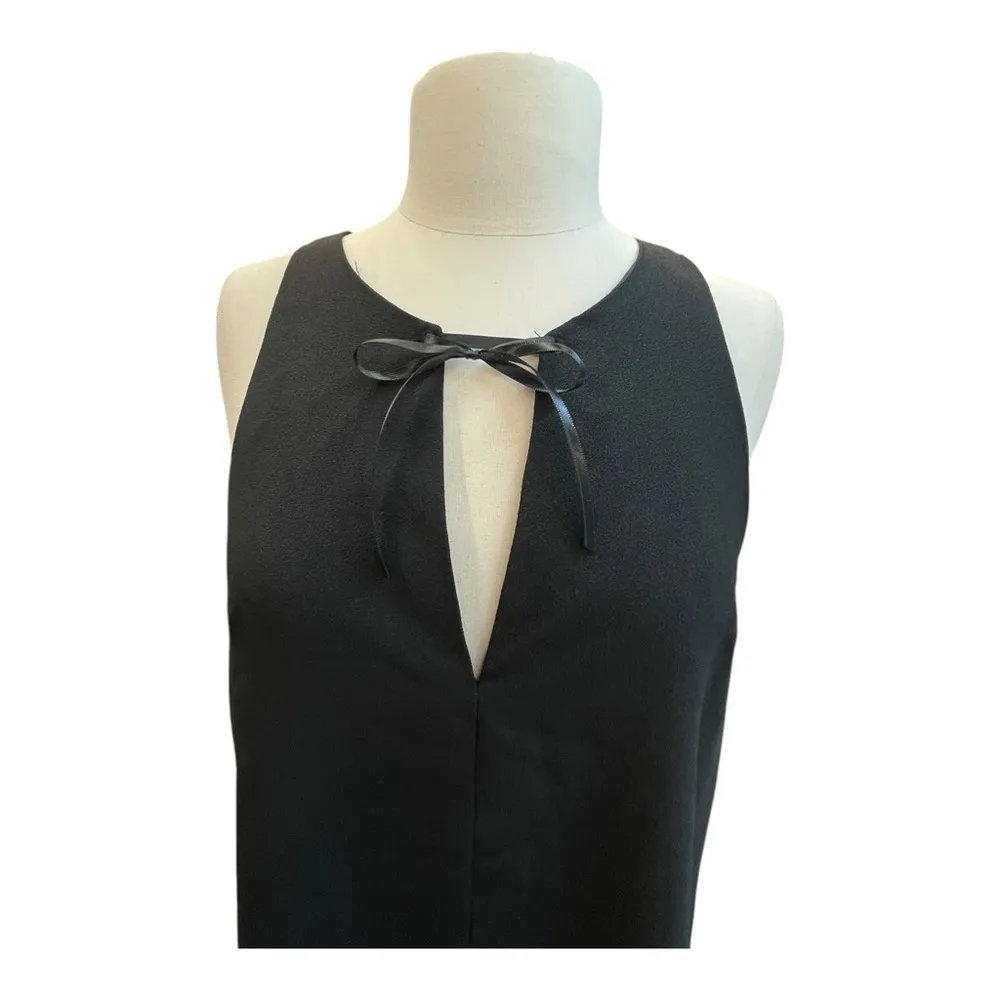 Lulus Black Sleeveless Keyhole Shift Dress - Image 4