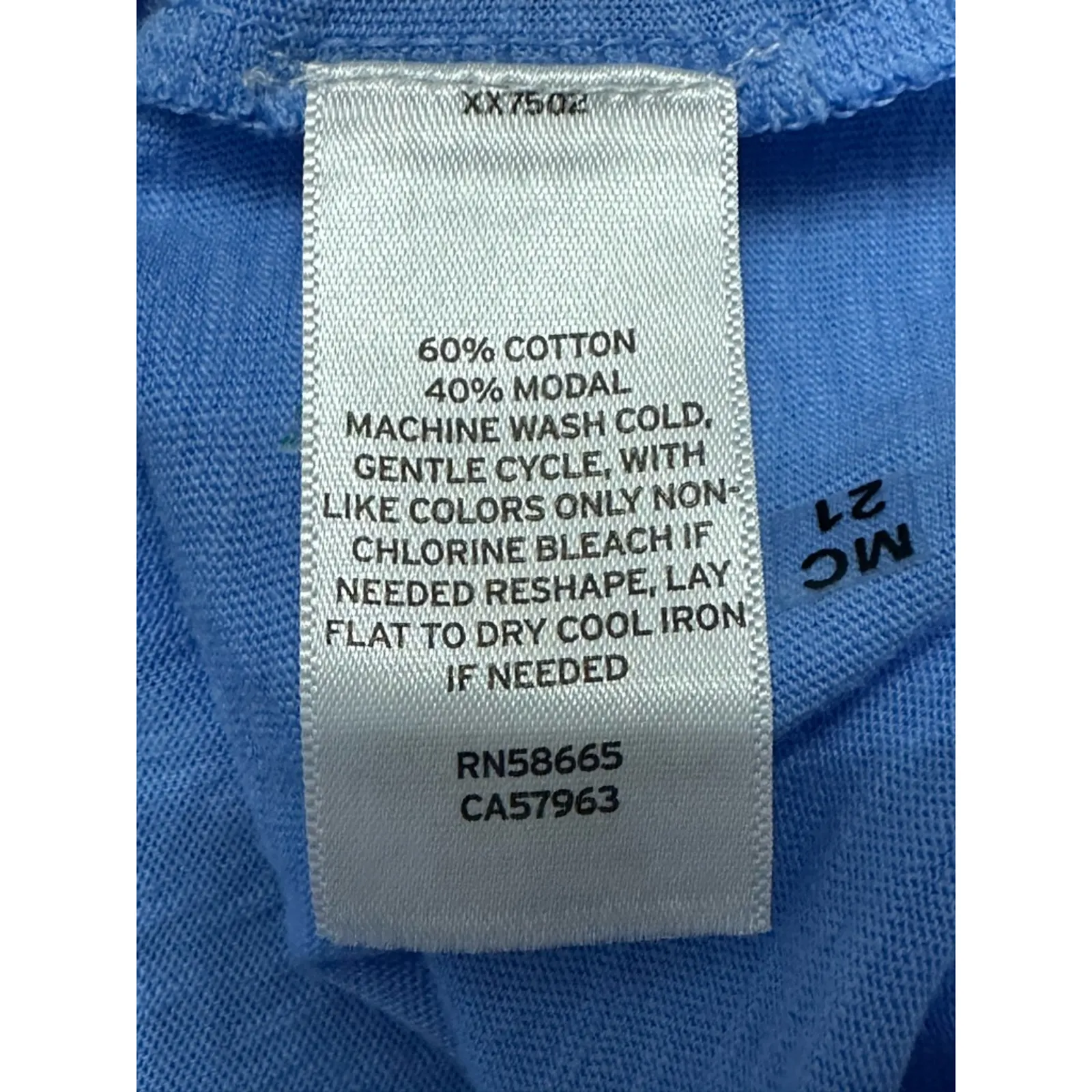 Caslon Casual T-Shirt Short Sleeves Scoop Neckline Soft Knit Blue Women's S NWT - Image 9