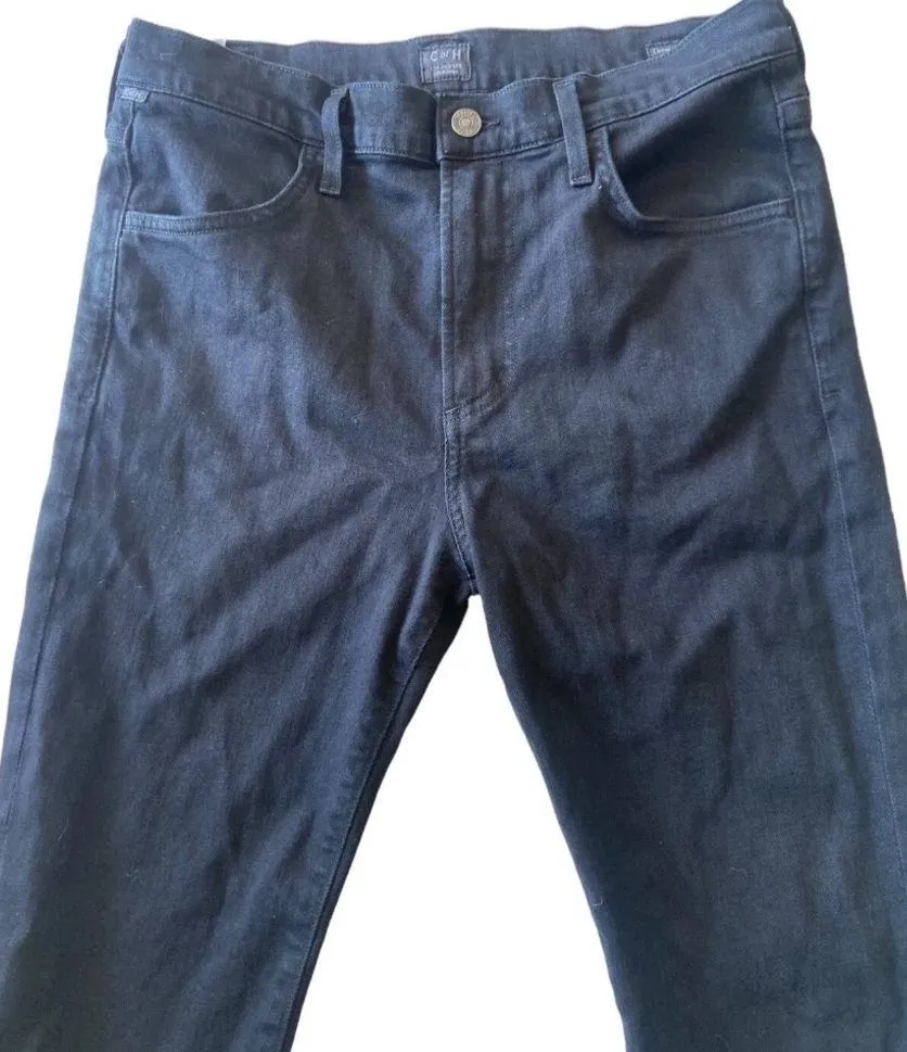 Citizens of Humanity s 17 Drew Flounce High Rise Black Flare Cropped Jean Pant - Image 4