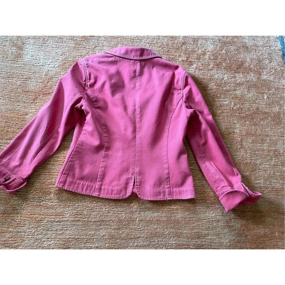 THINK TANK Pink Cotton blazer Pink - Image 9