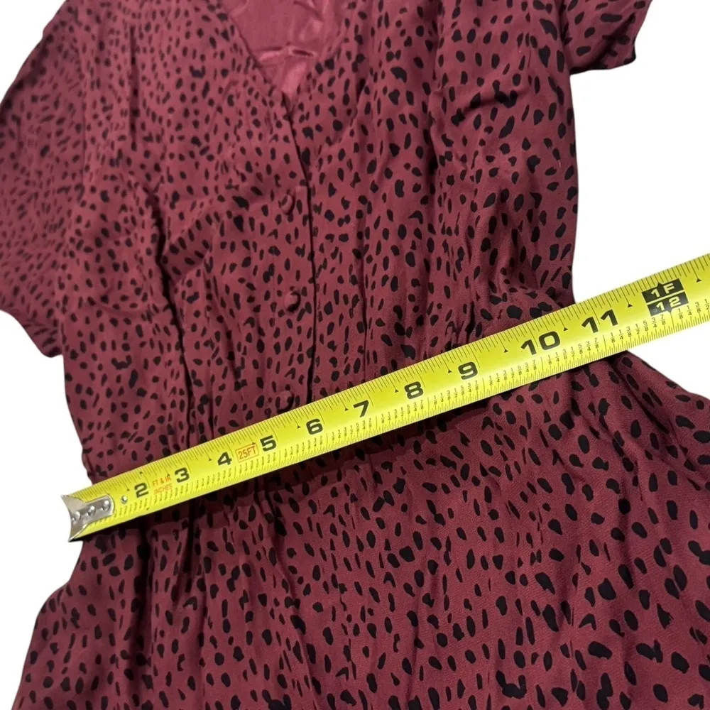 Rails Jet Jumpsuit in Rust Spotted Chocolate Brown and Black‎ Women’s Size S - Image 9