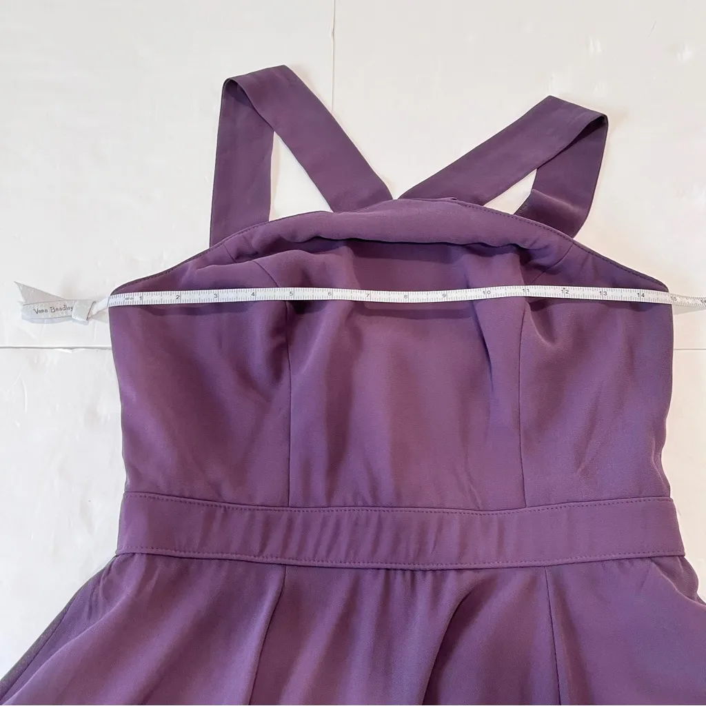 Lulus Forevermore Dusty Purple Halter Sleeveless Skater‎ Dress SMALL - Image 9
