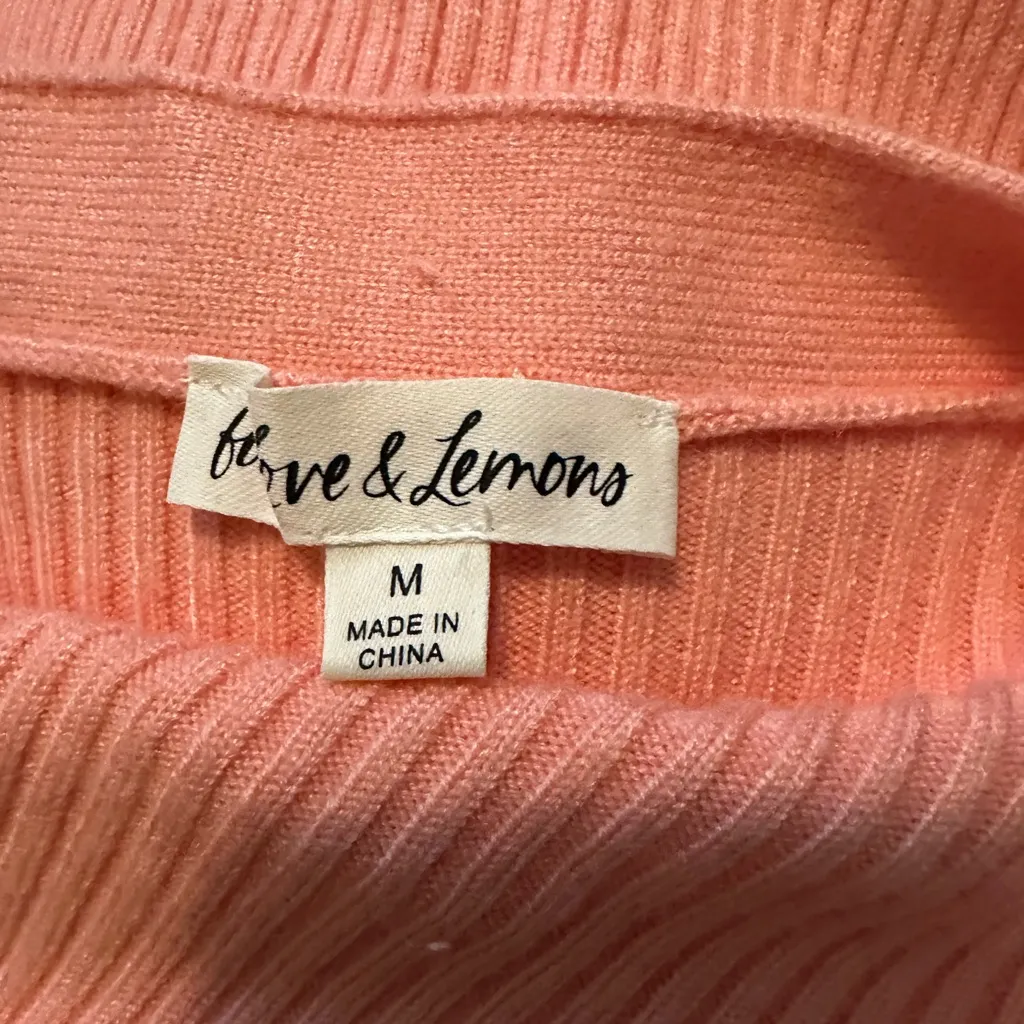 FOR LOVE & LEMONS Nina Cropped Cardigan Size M - Image 4