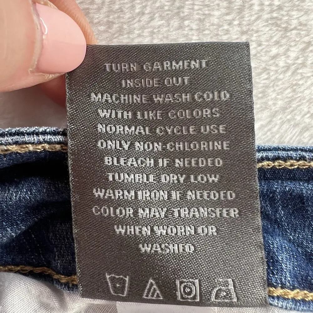 Torrid Sz 10 Shorts Mid Rise Cut Off Jean 9” Jorts Long Bermuda Grunge Grunge - Image 9