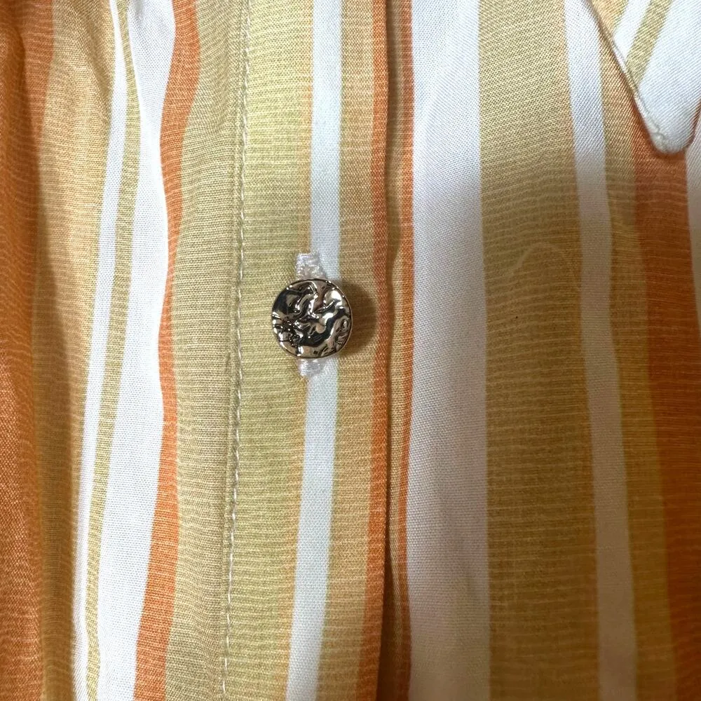 Keepsake the Label Sienna Shirt Spritz Stripe NEW Orange - Image 4