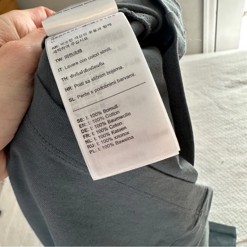 Fjällräven Womens Forever Nature Badge Long Sleeve T Shirt Large Twilight Blue - Image 9