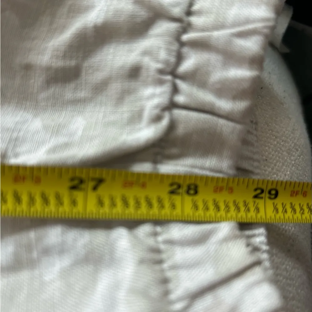 Athleta Joggers Cabo Tide Linen Jogger Pants Camo Beige - Image 8