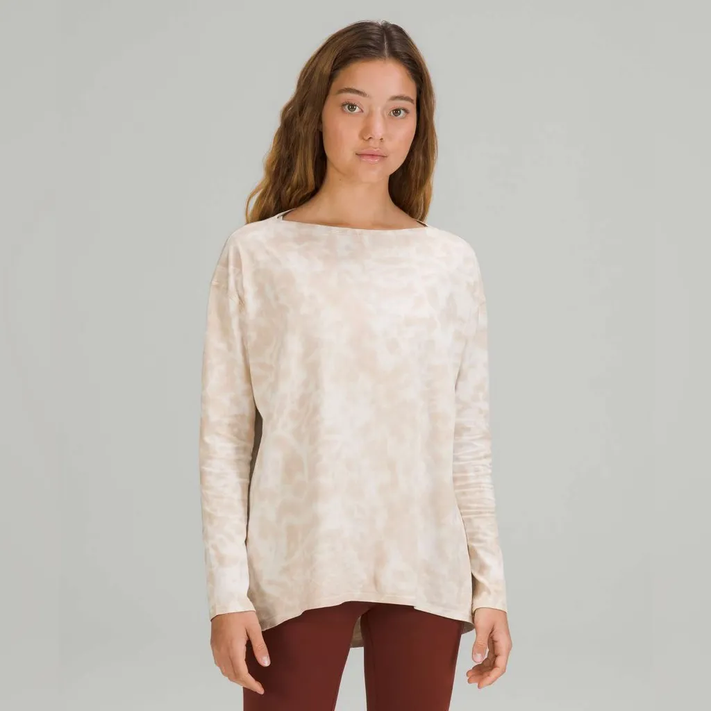 LULULEMON Back in Action Long Sleeve Shirt
Marmoleado Tie Dye Size 8 - Image 3