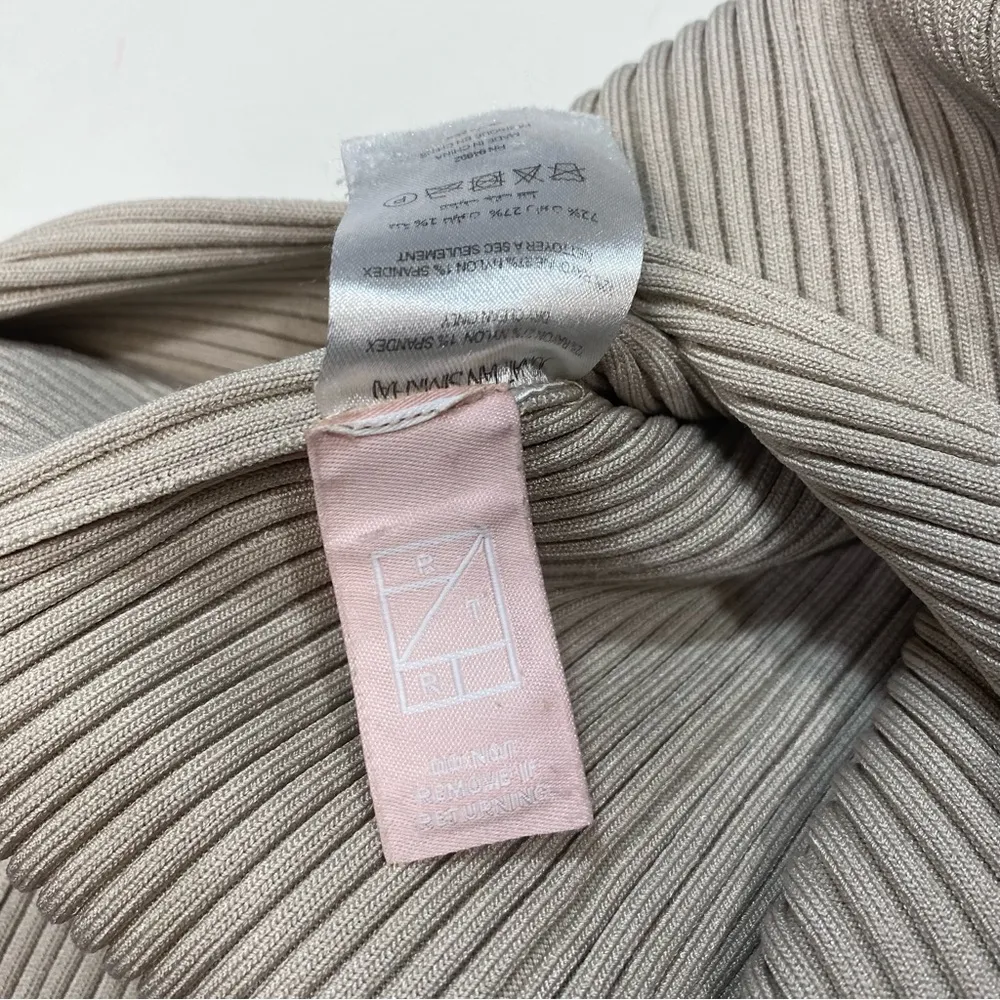 SIMKHAI Florence Midi Dress Size Small Tan - Image 6