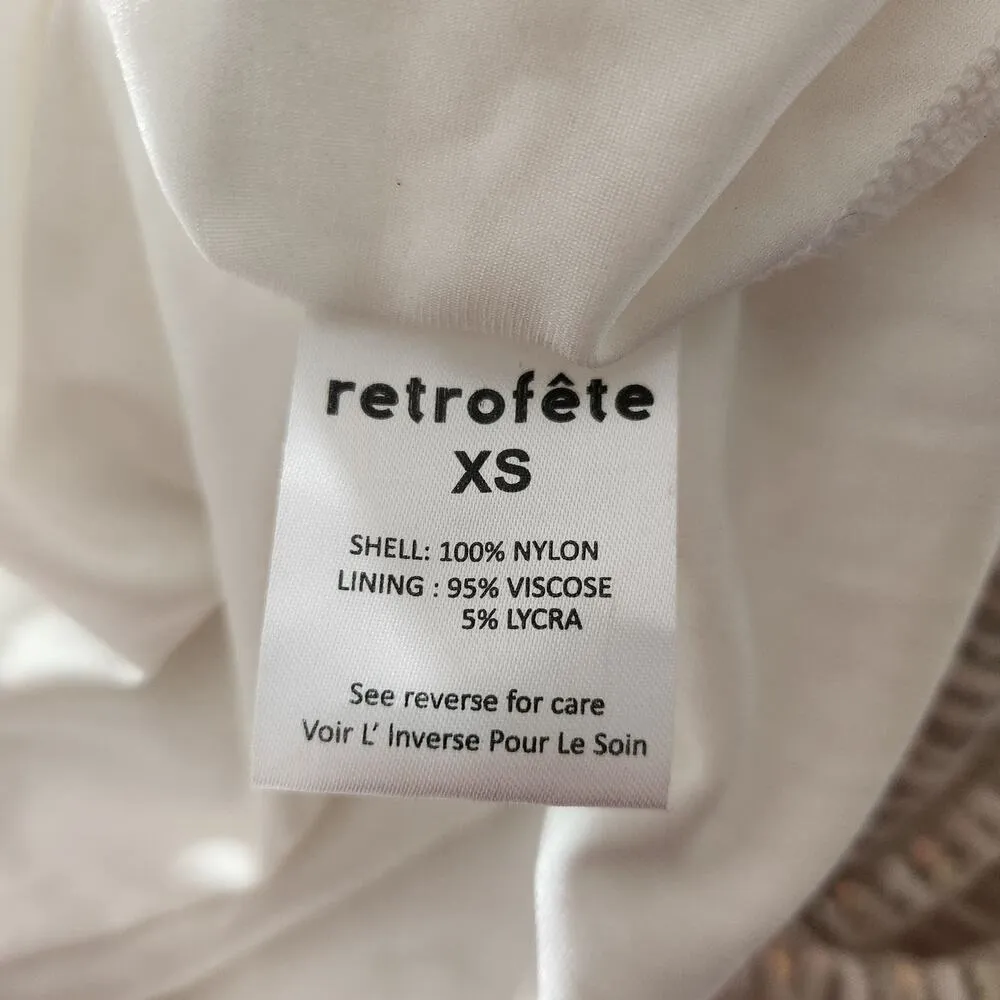 Retrofete Millie Dress in Geo White Sequin Size XS NWT Cutout Sleeveless Maxi - Image 12