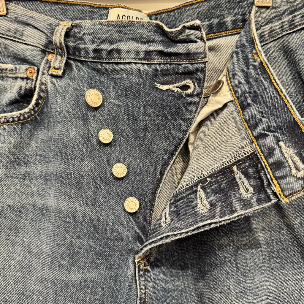 Agolde Criss Cross Upsized Jean Size 28 - Image 6