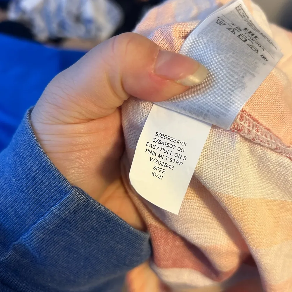 NWT GAP STRIPED LINEN SHORTS - Image 5