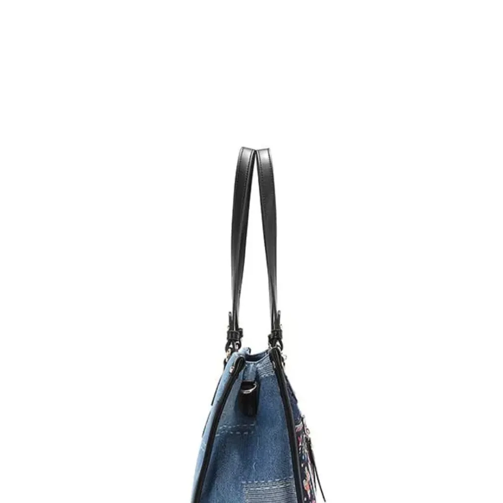 Nicole Lee USA Bosque de‎ Amor Denim Tote Bag - Image 4