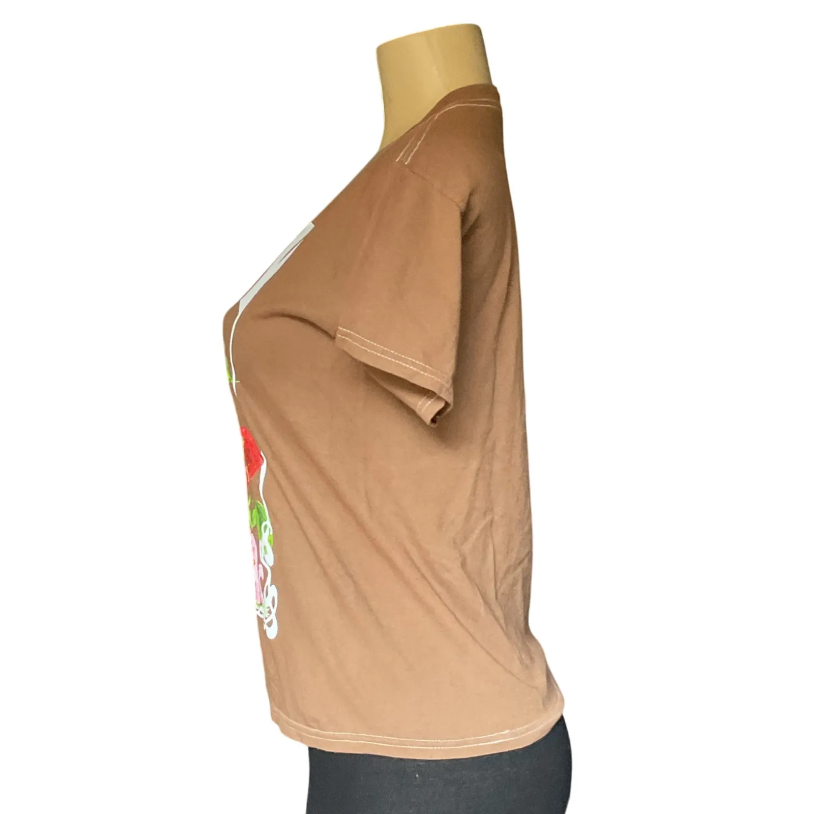 Vintage Strawberry Shortcake Brown Graphic T - Image 4