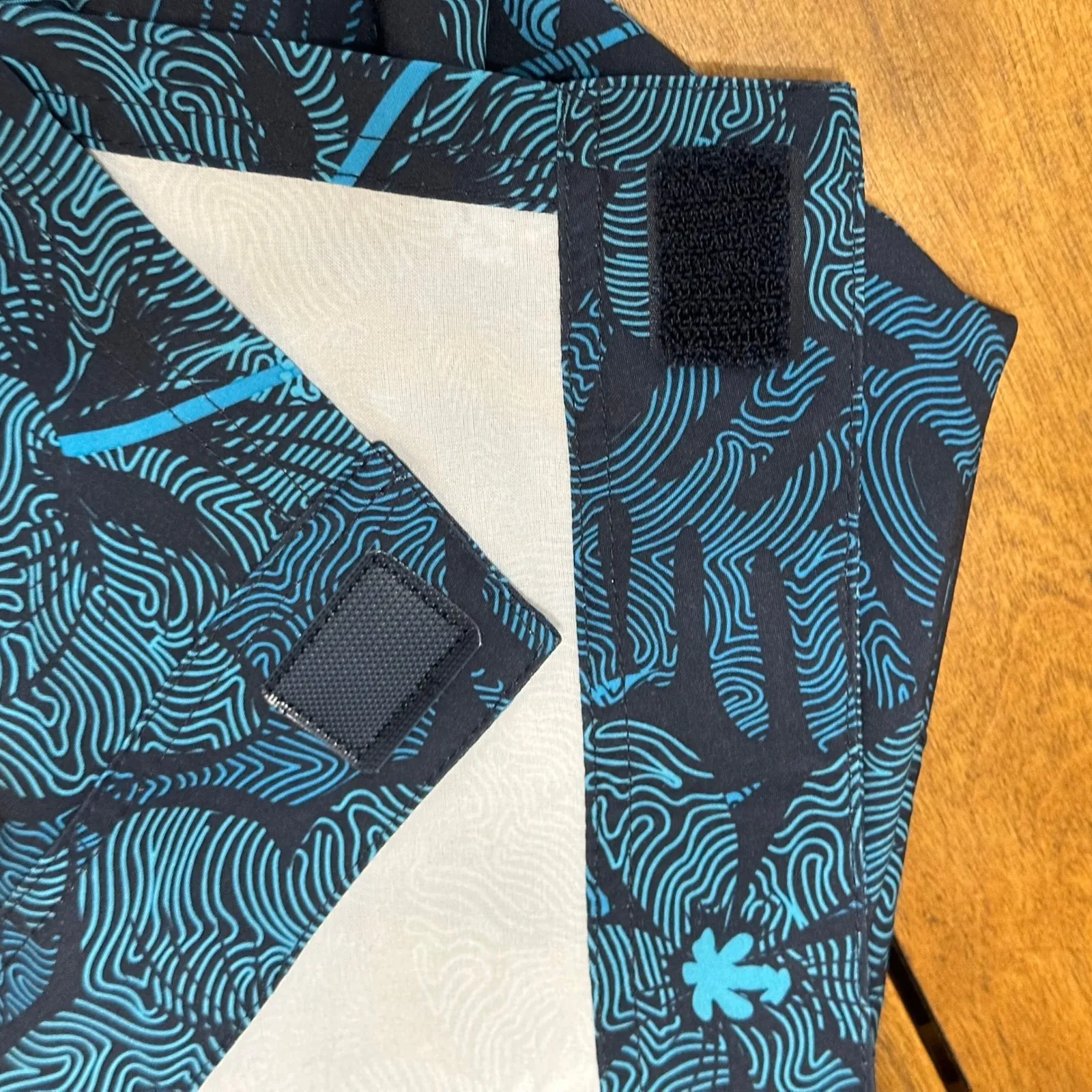 RipSkirt Hawaii Wrap Skirt Length 2 Maui Moonlight Small‎ Floral Beach Cover Up Blue - Image 6