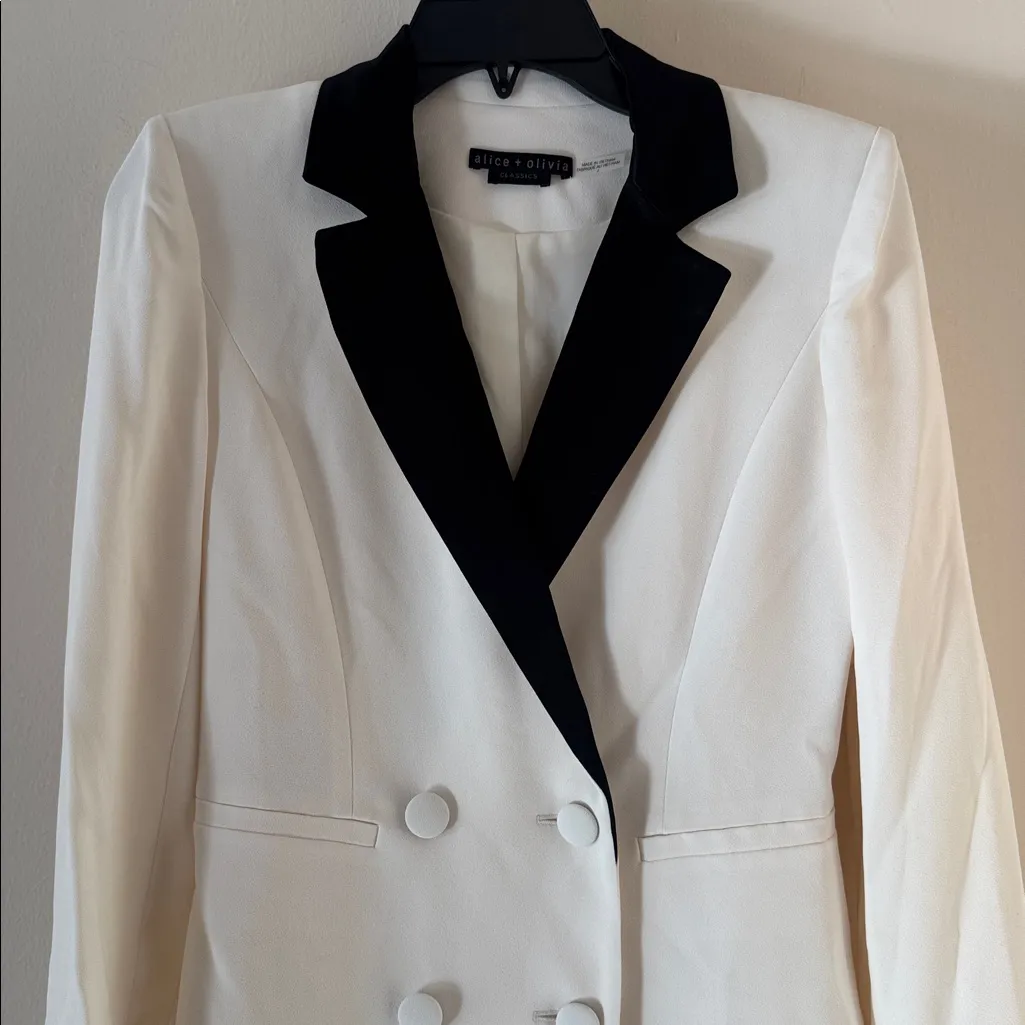 Alice + Olivia Kryie Tuxedo Dress, Size 4, $626 - Image 12