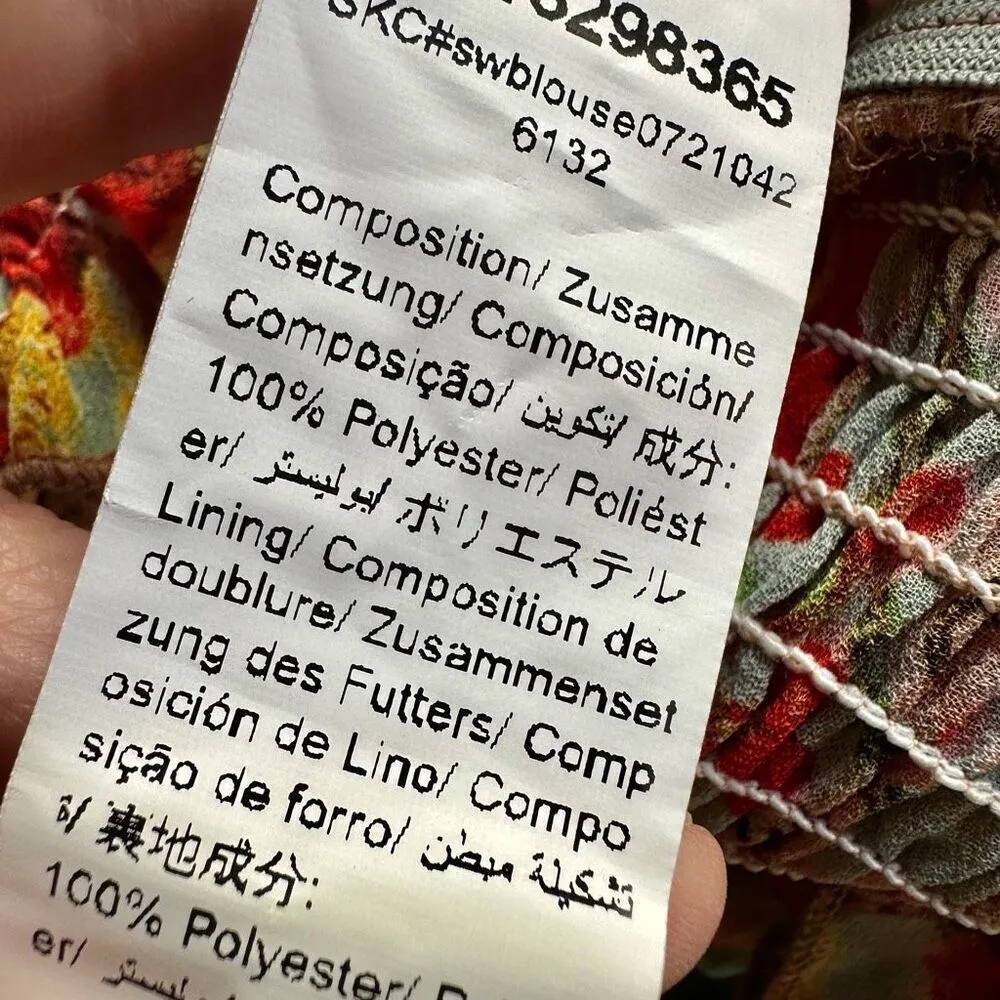 Shein colorful long sleeved crop top - Image 8