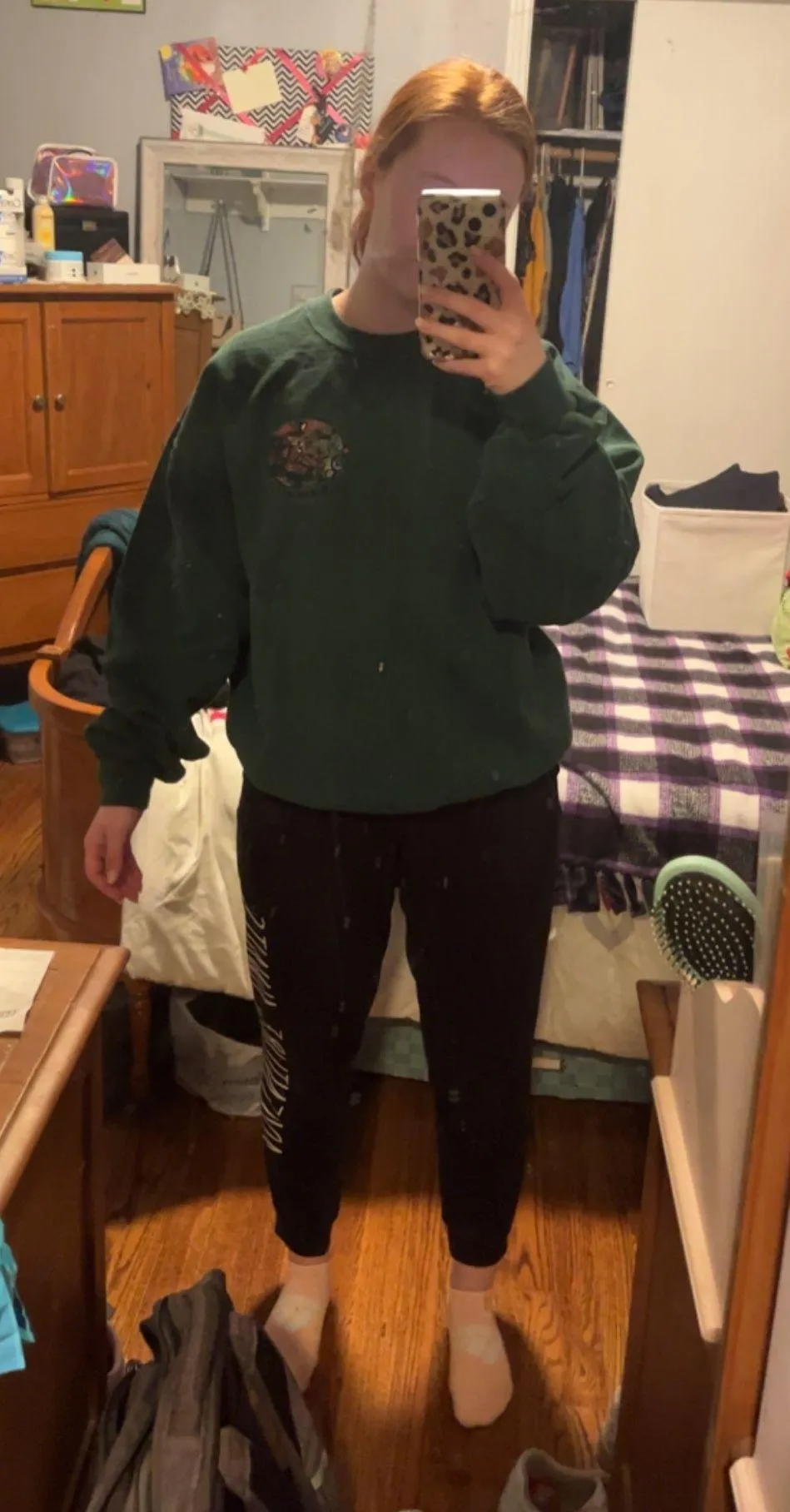 Vintage Crazy Shirts Hawaiian Crewneck Green Size M - Image 3