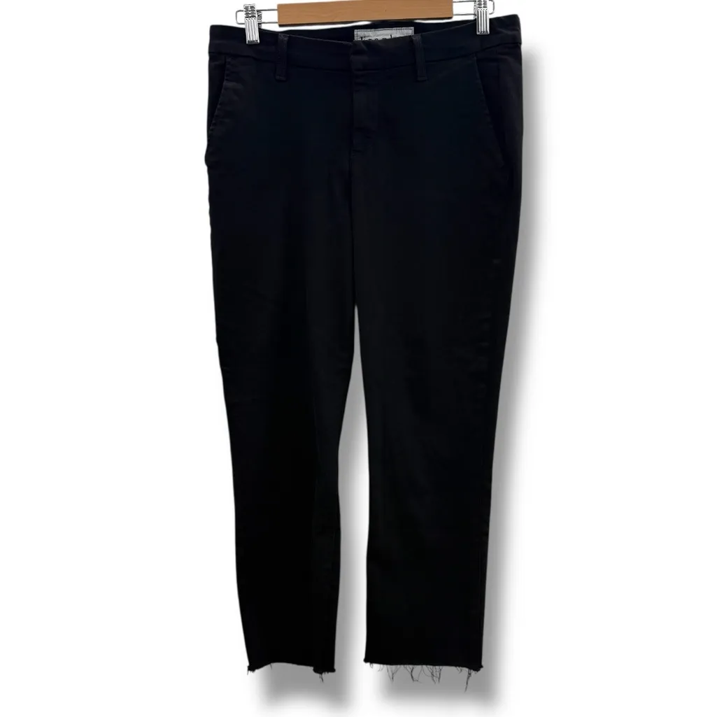 Frank & Eileen Wicklow Italian Performance Twill Pants Women’s Size 8 Washed Bla - Image 3