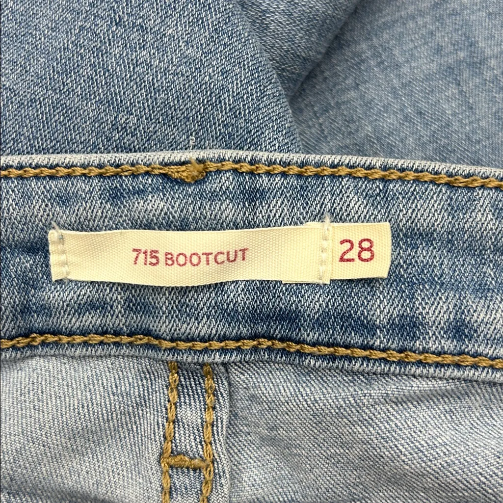 Levi’s 715 Bootcut Jeans Like New Size 28 - Image 5