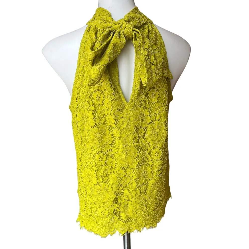 J. Crew Lace Halter Top, Sz S - Image 6