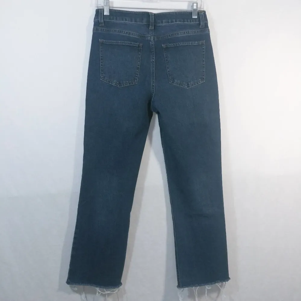 Harper Heritage High Rise Straight Raw Fray Jeans Size 28 - Image 6
