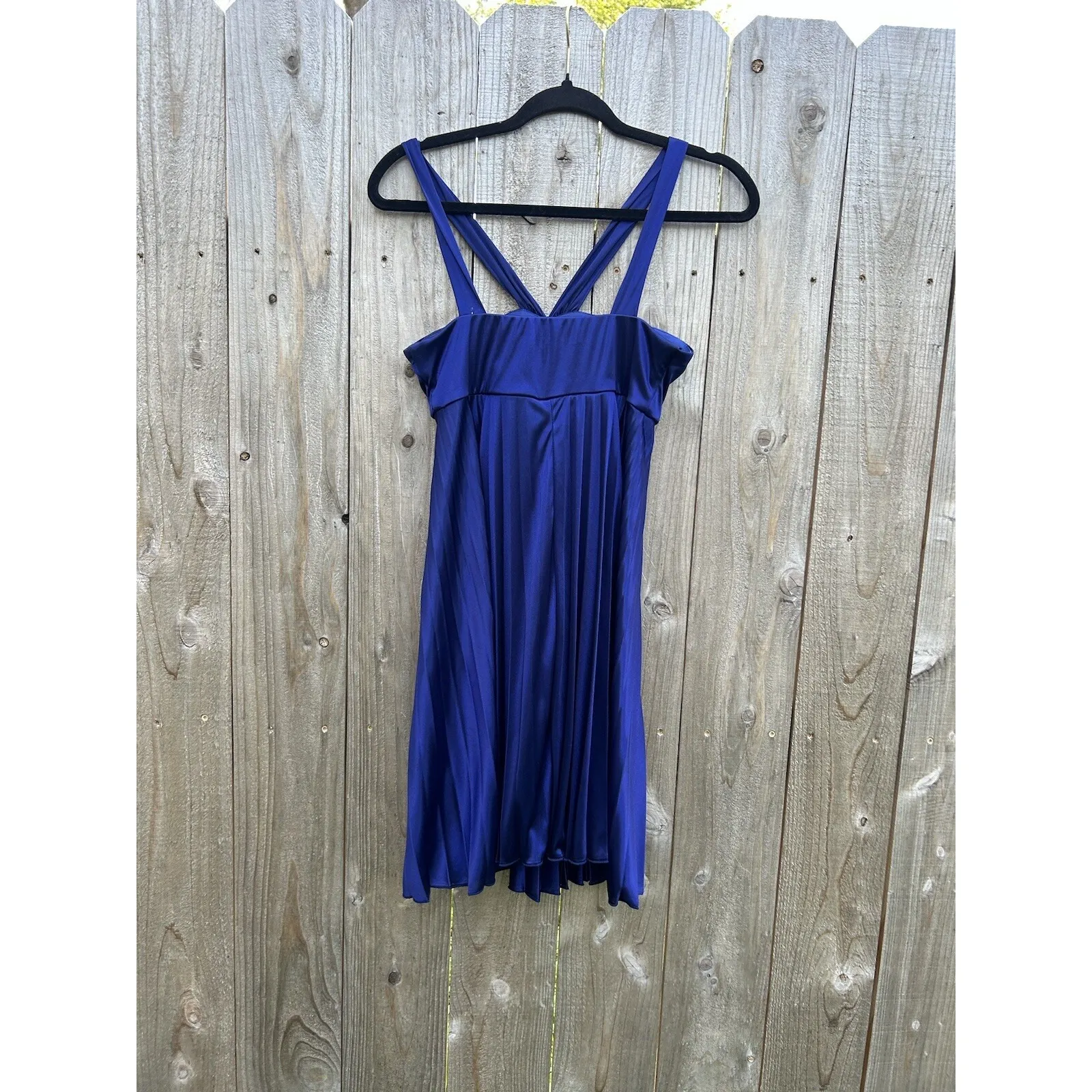 B. darlin womens Blue dress 5 6 rhinestone Jeweled Prom‎ Evening Junior - Image 6