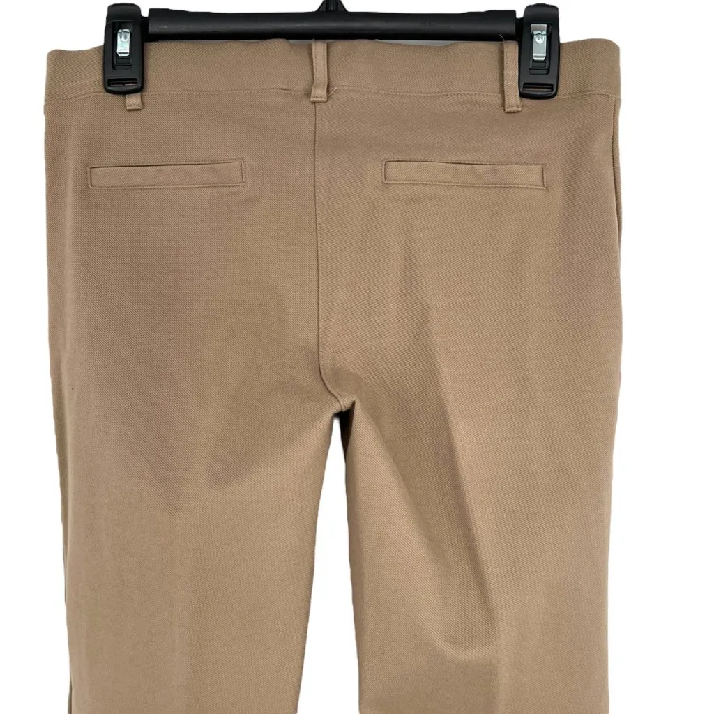 Betabrand Classic Dress Pants Yoga Pants Straight Tan Size Medium Petite - Image 5