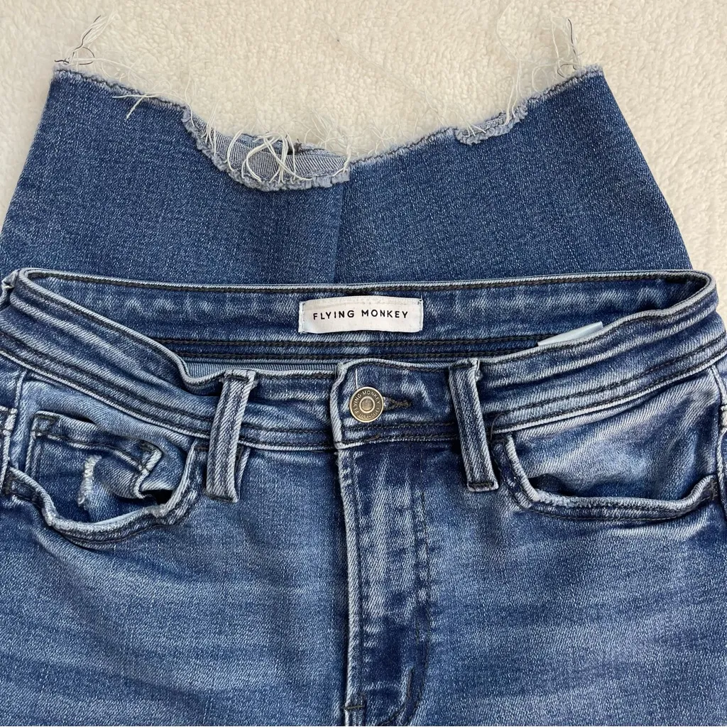 Flying Monkey High Rise Stretch Skinny Jeans Women’s 27 Indigo - Image 5