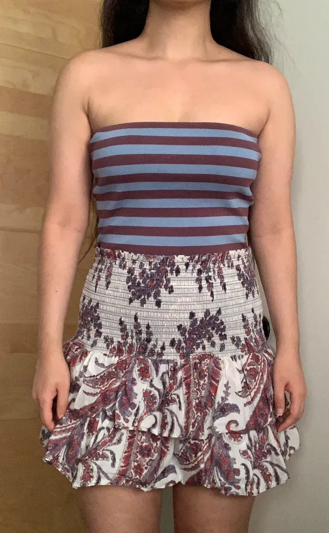 New  Silk Blend Strapless Tube Top - Image 6