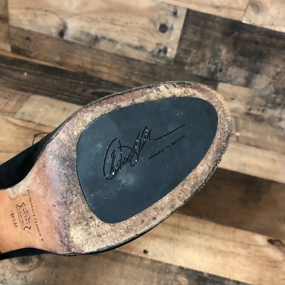 Donald j pliner heeled ankle boots‎ Black Size 9.5 - Image 9