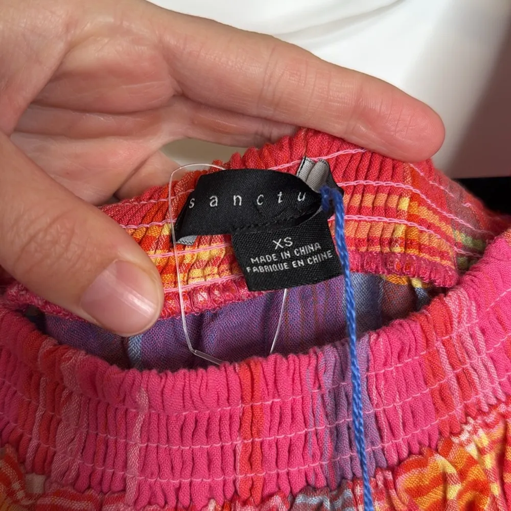 NWT Sanctuary Sunny Madras Colorful Plaid Women's Cropped Top‎ - XS - Image 7