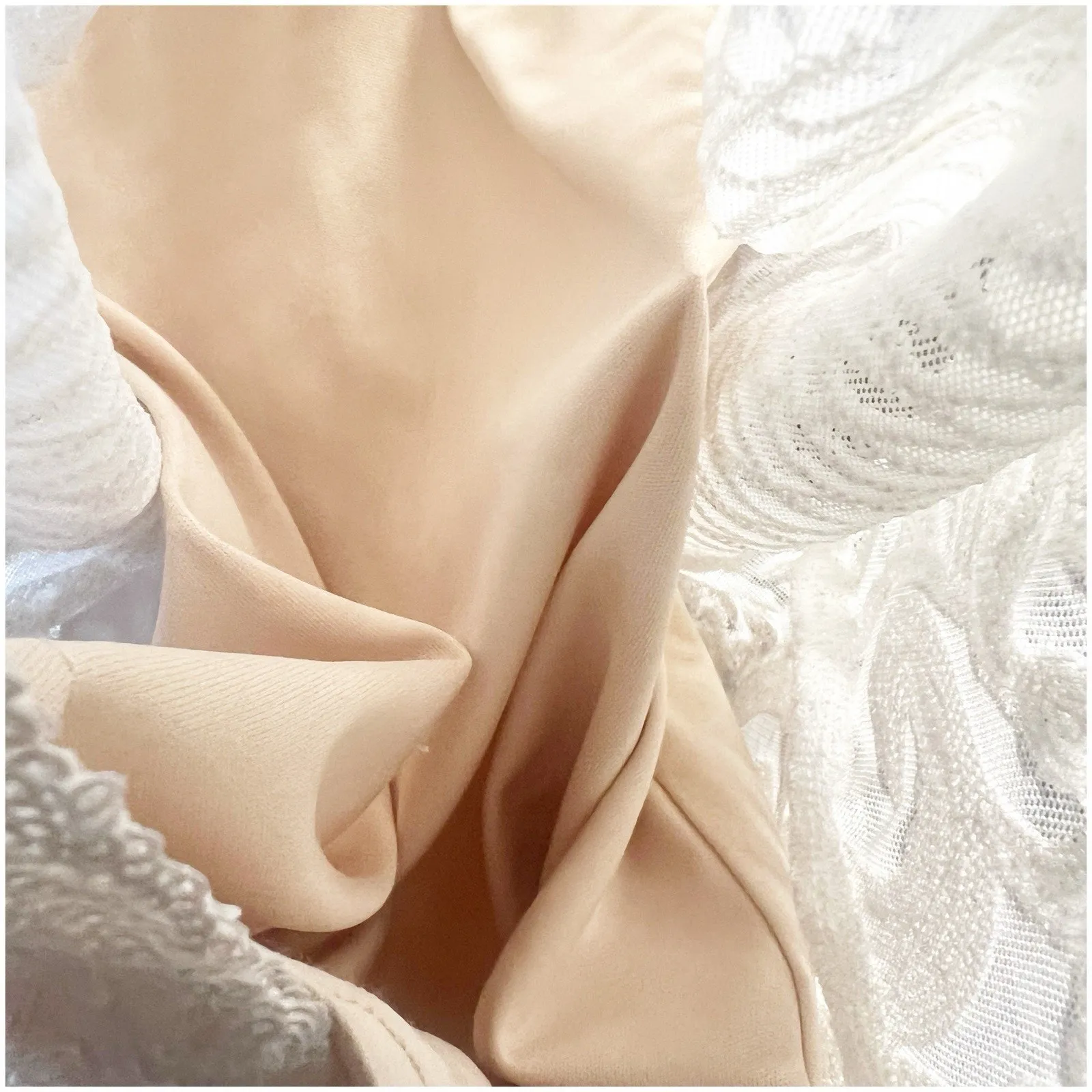 Revolve Superdown Tiff Micro Mini Dress Sparkly Sequins Size XS Nude Ivory - Image 14