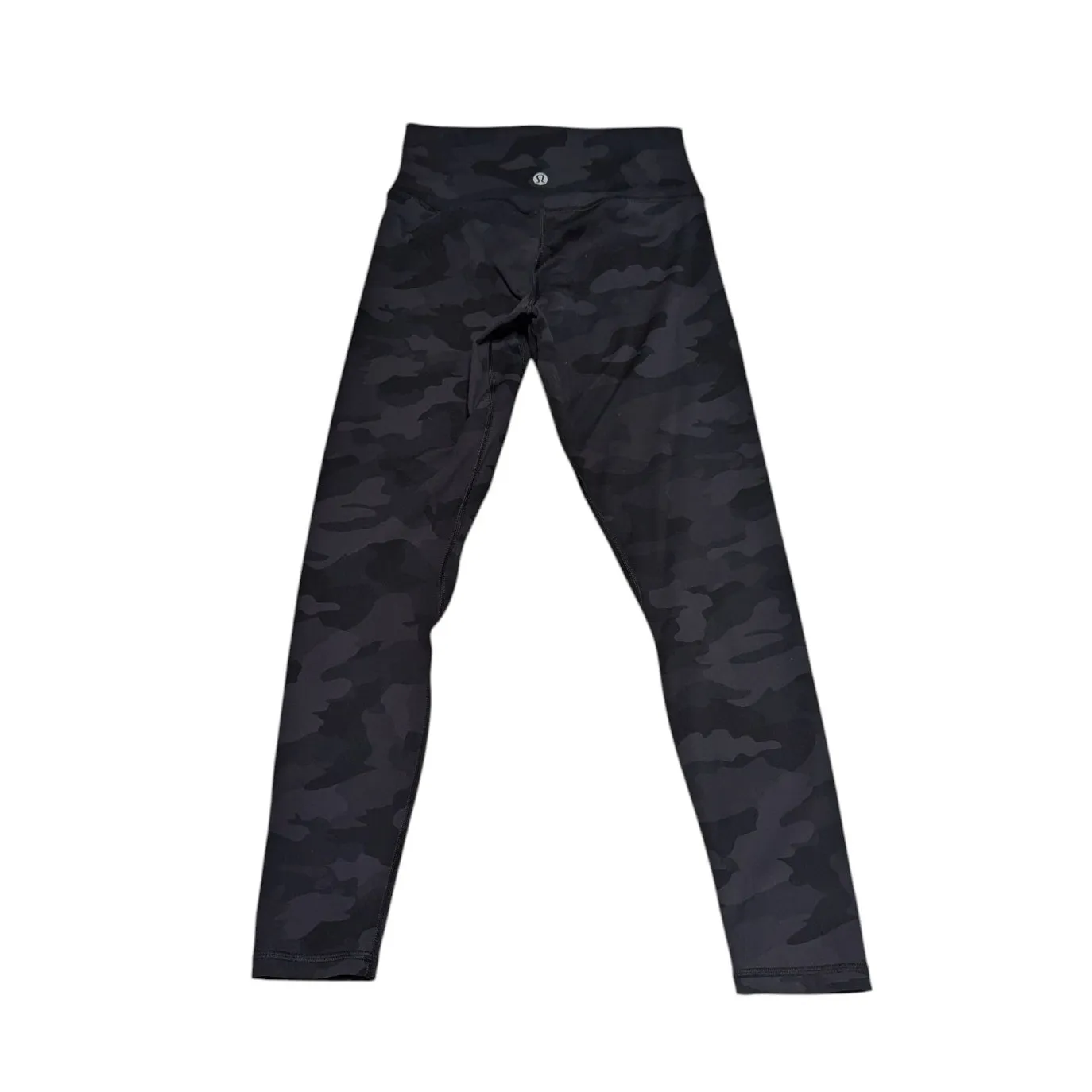 Lululemon Align Leggings 25in Black Camo Multi Womens 4 Dark Gray Sportswear - Image 2