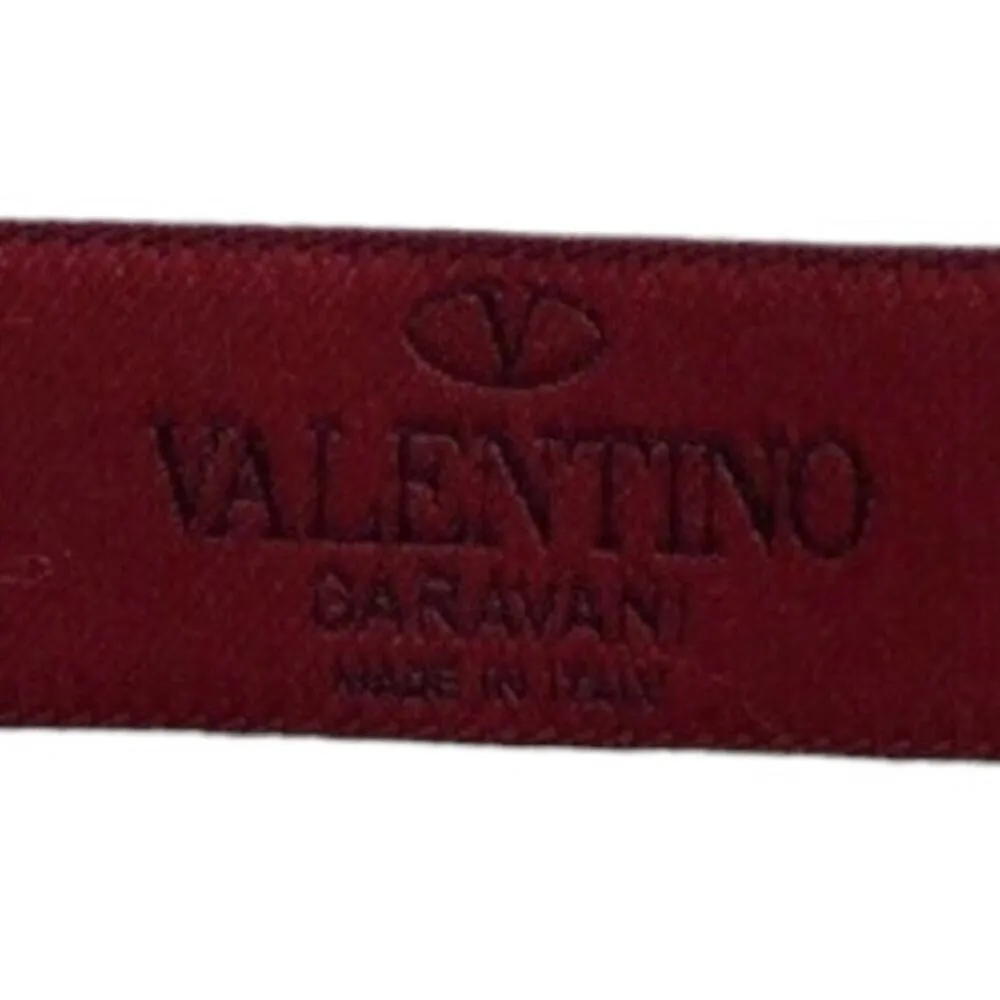 Valentino Garavani Ivory With Bold Red Nameplate Drawstring Dust Cover - Image 3