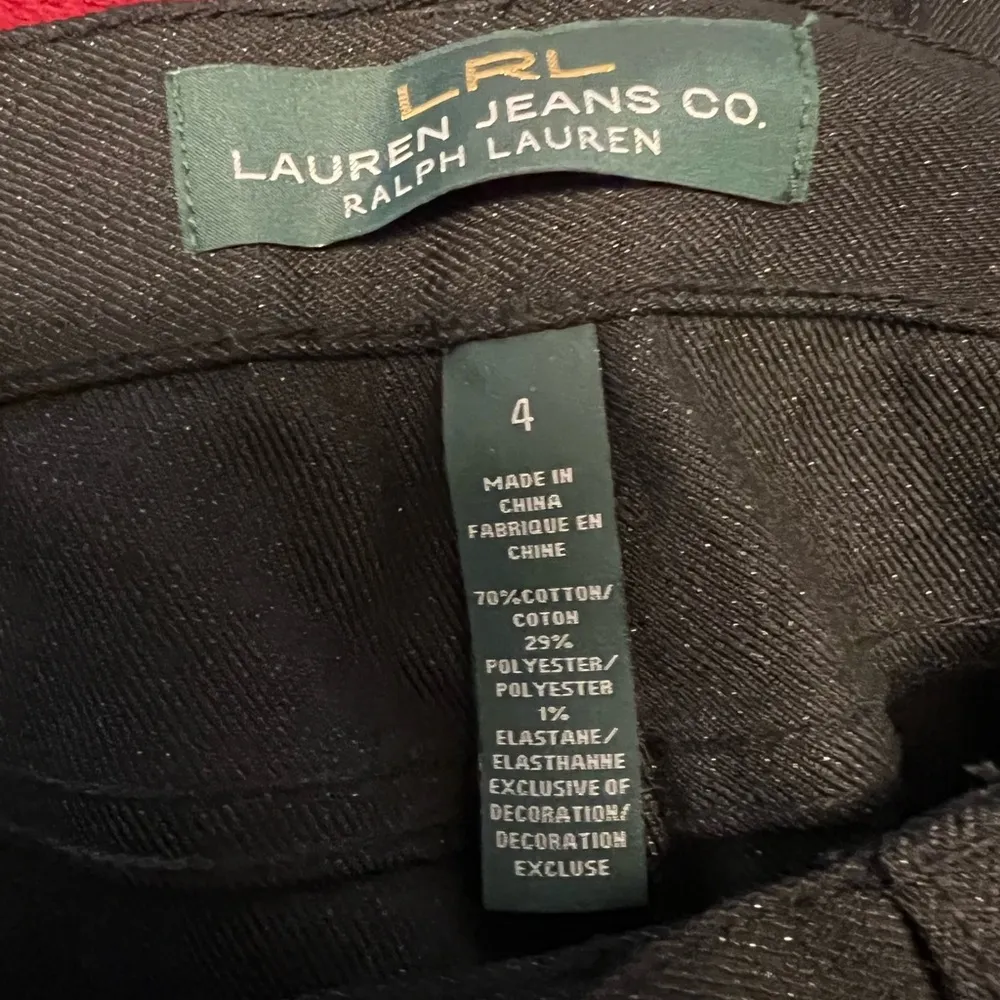 Lauren Ralph Lauren Jeans LRL Womens Snake Serpent On Back Pocket Black Size 4 - Image 2