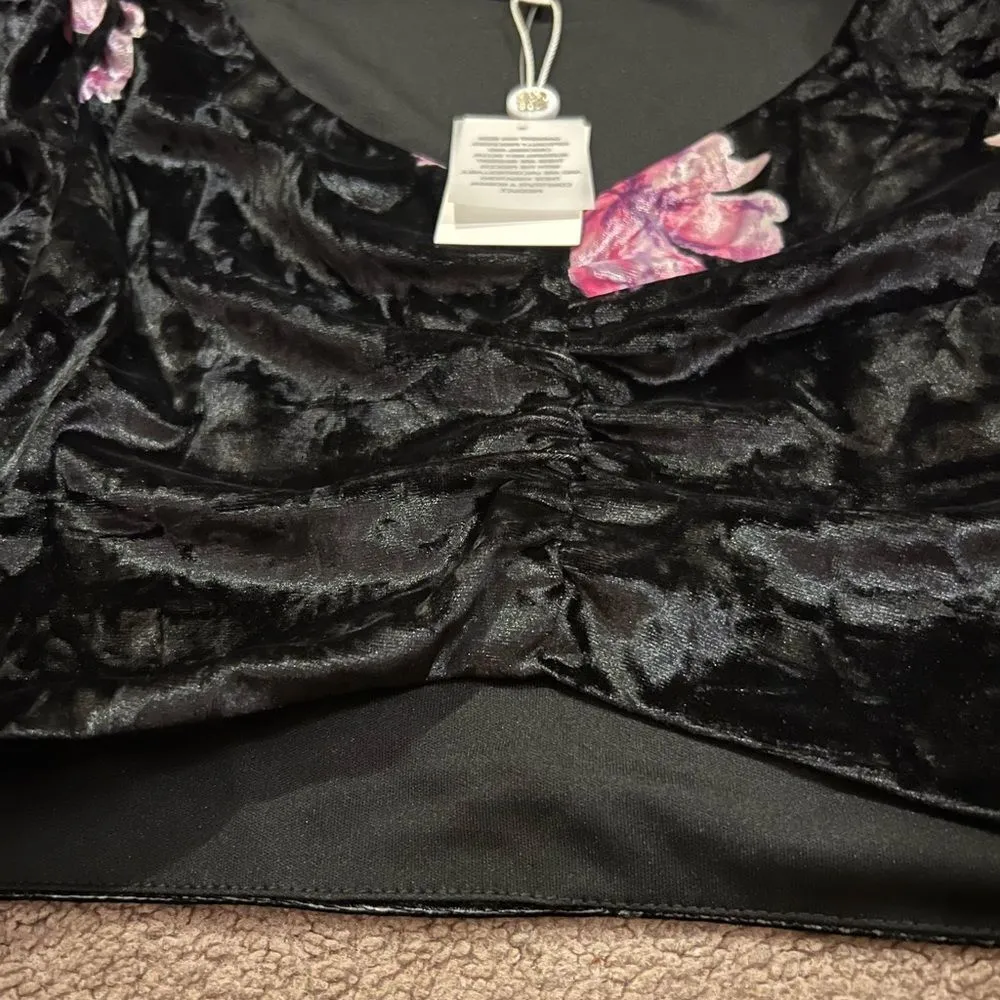 NWT Wayf xs crop top floral - Image 6