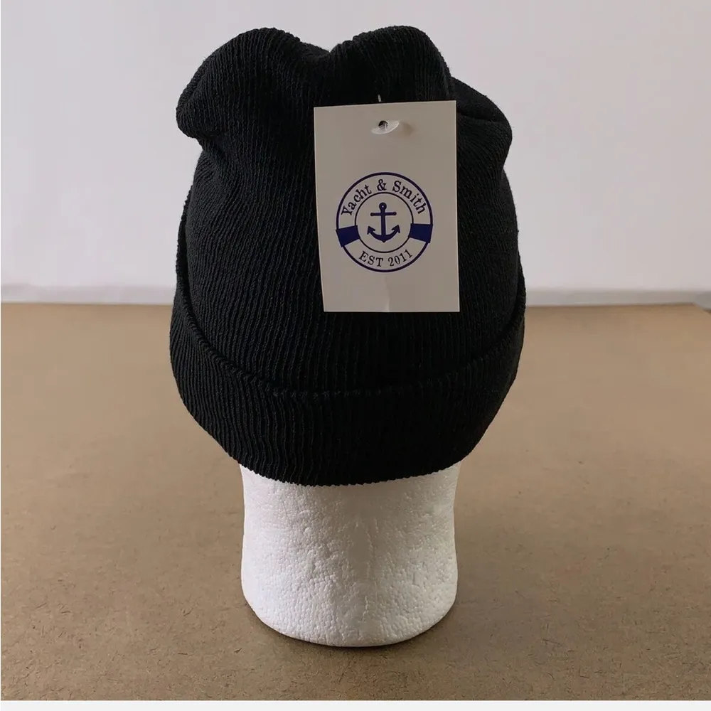 Yacht & Smith Winter Beanies Cold Weather Thermal Warm Stretch Cap Unisex Hat Black - Image 7