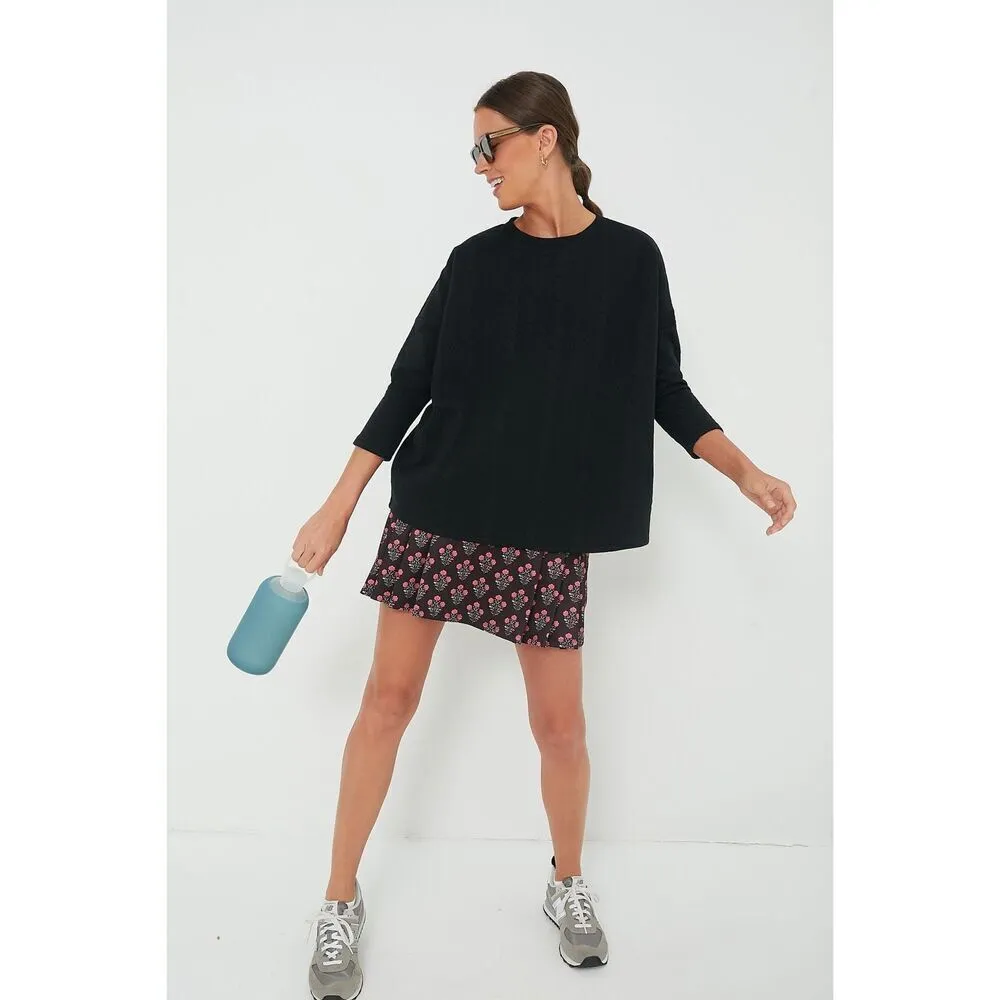 ✨Tnuck Sport Black Quilted Crewneck Sz XL/XXL Pullover✨ - Image 3