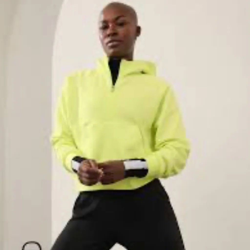 Athleta Easy Fleece Half Zip Hoodie - Image 6