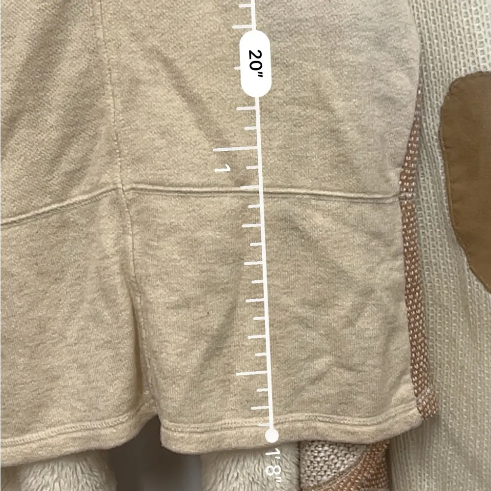 Saturday Sunday Mixed Fabric Sherpa Lined Cardigan size Medium - Image 12