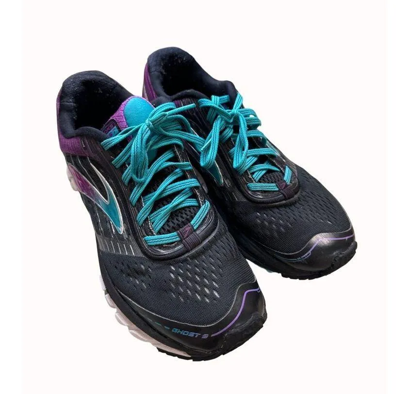 Brooks Ghost women’s black pink running athletic shoe sneakers size 9.5 SKU 4127 - Image 12