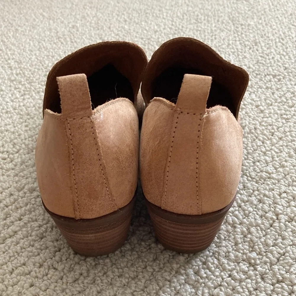 Lucky Brand Genuine Leather Camel Closed Toe Pumps Mules Women’s Size 8 NWOB - Image 6