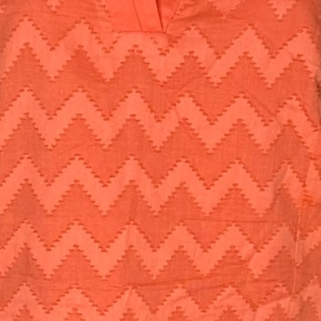 Tommy Hilfiger Dress Womens‎ 18 Orange Sheath Dress Chevron Party Office Preppy - Image 6