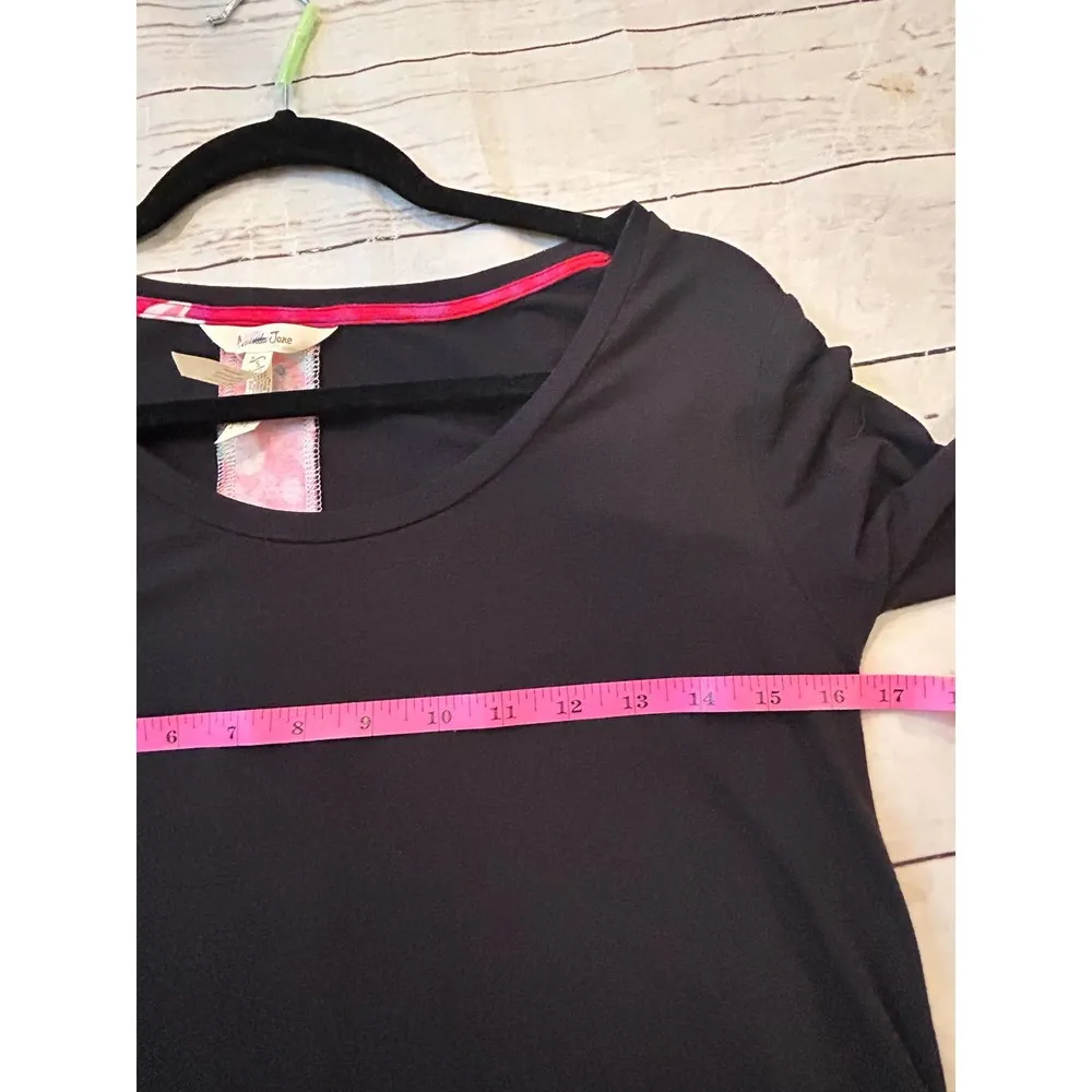 Matilda Jane Womens Small Black Red Swing Tunic Trapeze Dress - Image 4