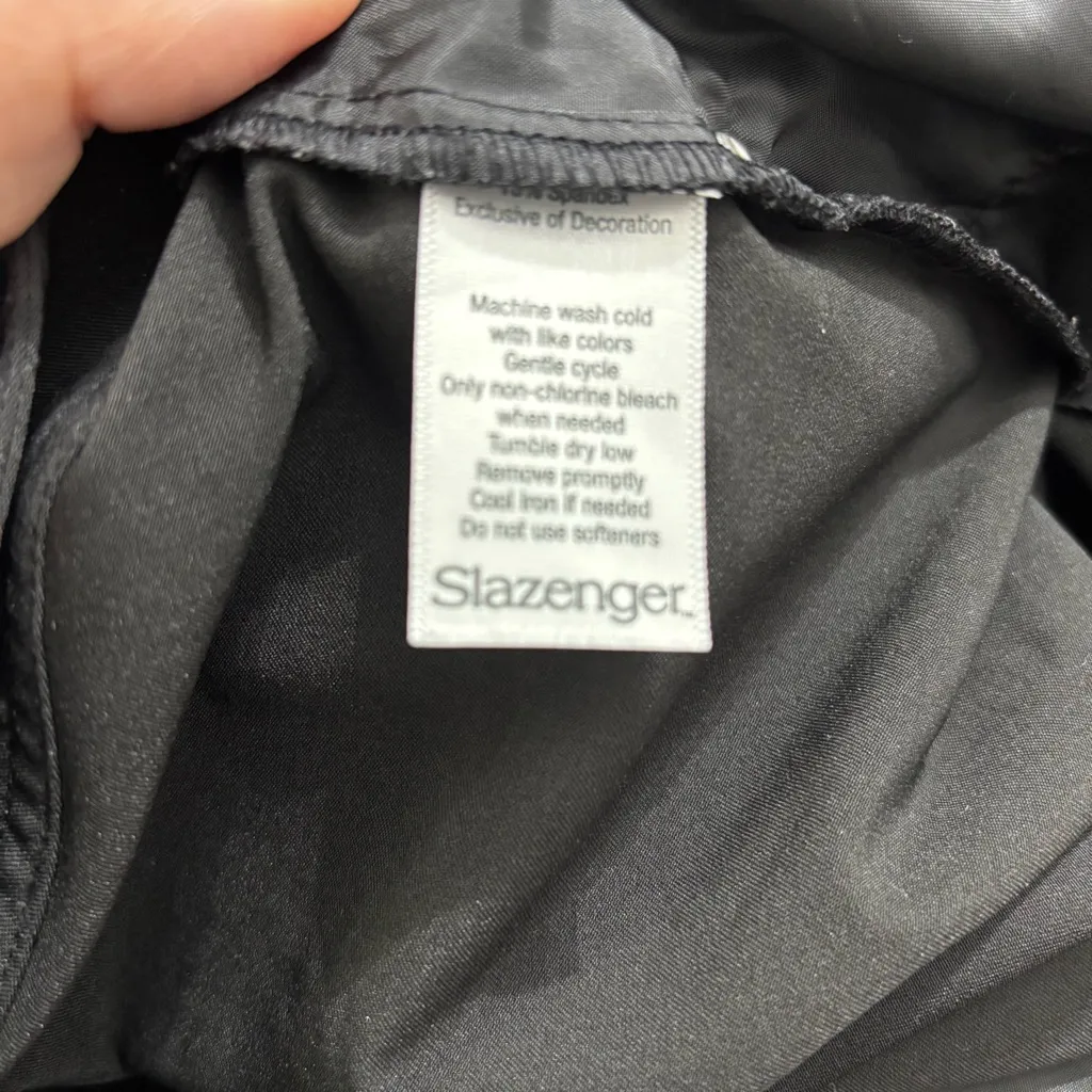 Slazenger Hydro-Dri Women's Athletic Golf Tennis Black Shorts Size 10 EUC - Image 7