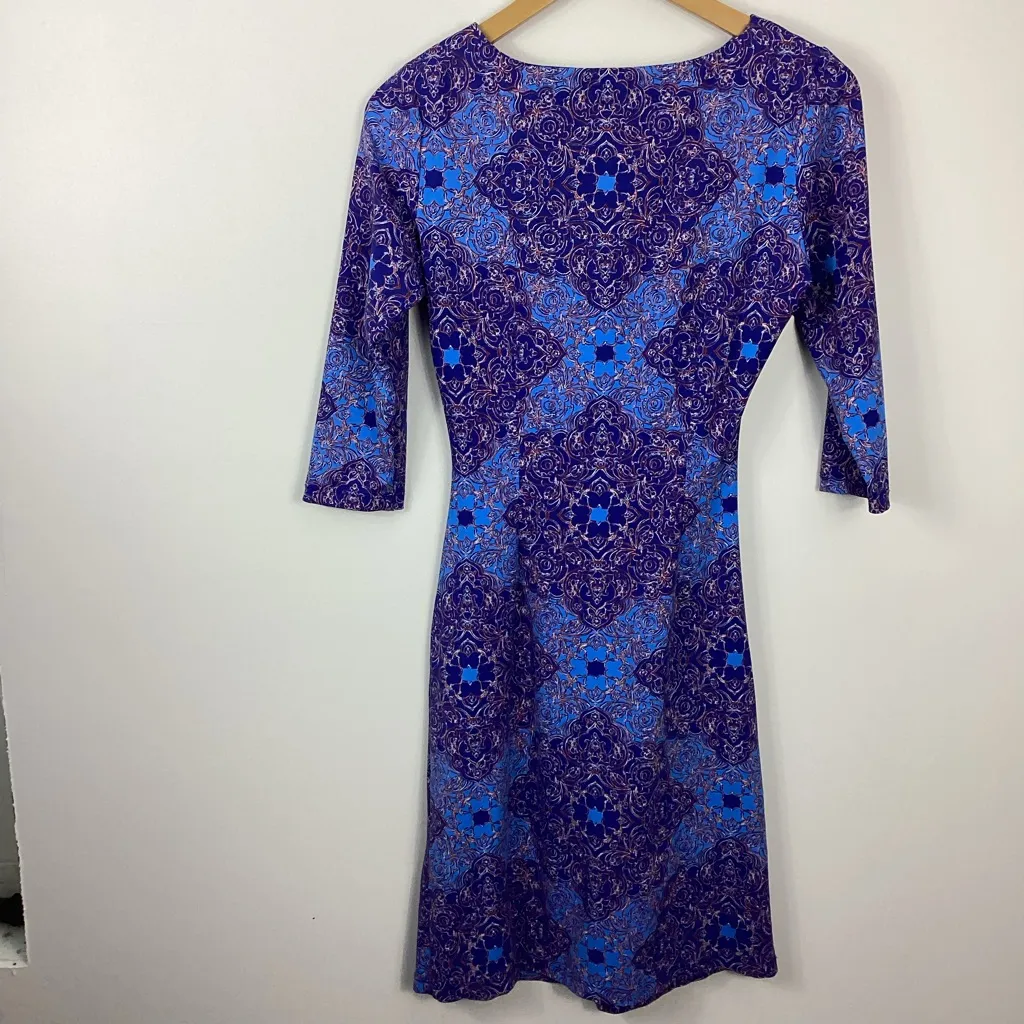 J. McLaughlin Catalina Cloth Ruched Side Dress Size XS - Image 4