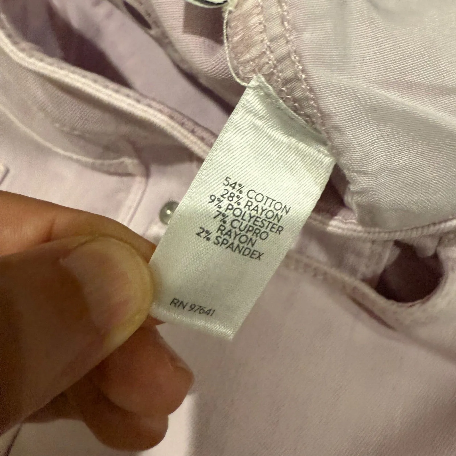 J. Jill Authentic Fit Slim Ankle Pants Lavender Size 2 Petite Stretch Comfort Purple - Image 2